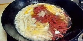 黑白豆腐羹的做法步骤:9