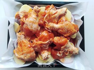 土豆洋葱烤鸡腿的做法步骤:7