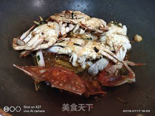 红烧梭子蟹的做法步骤：6