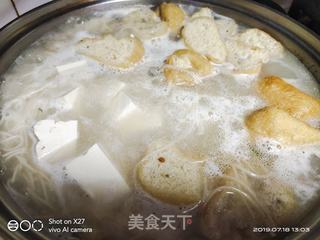 鲜虾油豆腐面的做法步骤：3
