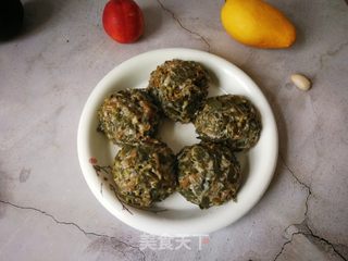 蒸马蜂菜馍的做法步骤:10