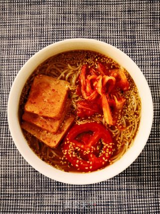 换着花样吃面条——简易版冷面的做法步骤:13