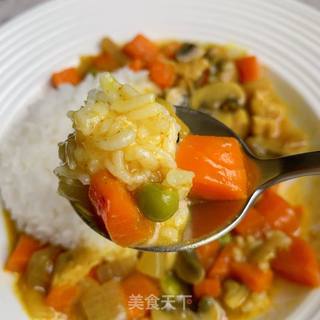 咖喱鸡肉饭的做法步骤：14