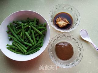 麻酱豆角的做法步骤:3