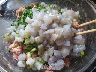 韭菜三鲜馄饨的做法步骤:7