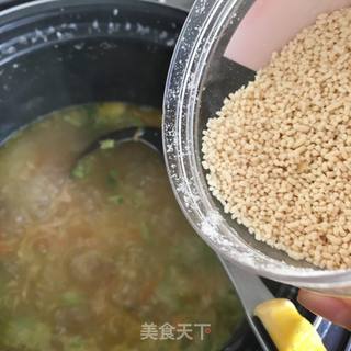 丝瓜鸡丝粥的做法步骤:16