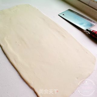 葱香火腿扭扭小花卷的做法步骤:7