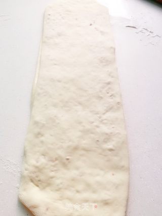葱香火腿扭扭小花卷的做法步骤:13