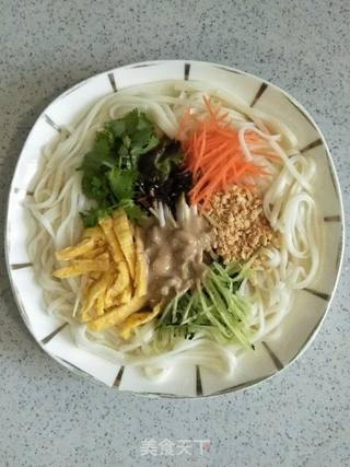 芝麻酱拌面的做法步骤:10