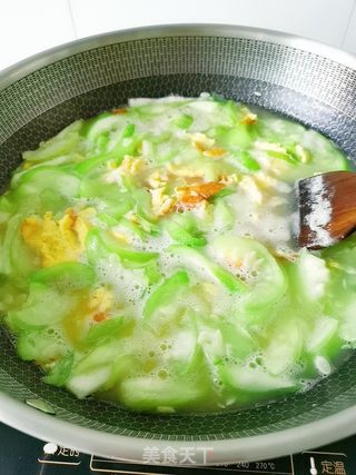 鸡蛋丝瓜汤的做法步骤：10