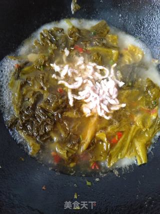 酸菜肉丝汤的做法步骤:6