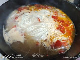 鲜虾青菜面的做法步骤:3