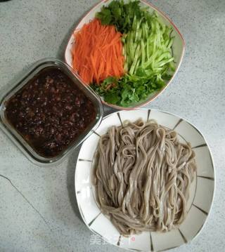 炸酱荞麦面的做法步骤:11