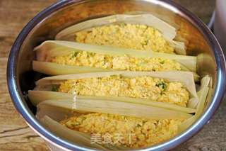 蒸嫩玉米羹的做法步骤:6
