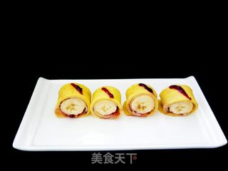 奶酪香蕉鸡蛋饼的做法步骤:8