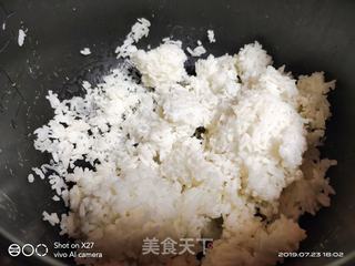 韭菜心炒饭的做法步骤：2