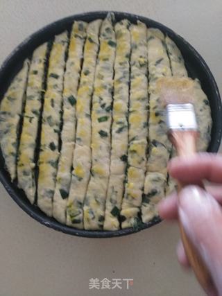 韭菜新吃法:肉酱韭菜鸡蛋扯面的做法步骤:11