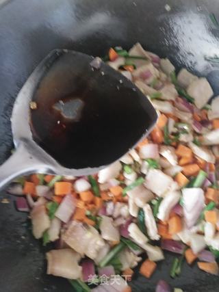 韭菜新吃法:肉酱韭菜鸡蛋扯面的做法步骤:29