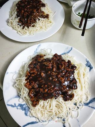 炸酱面的做法步骤:12