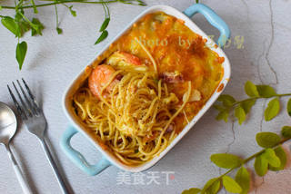 海鲜焗面的做法步骤:10
