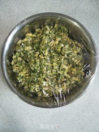黄瓜虾仁鸡蛋煎饺的做法步骤：8