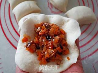 素三鲜包子的做法步骤:7