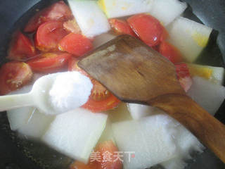 番茄冬瓜汤的做法步骤：4