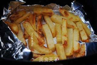 炸薯条的做法步骤:7
