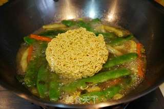 豆角焖面的做法步骤:7