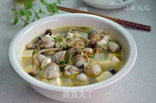 蛤蜊豆腐汤的做法步骤:9