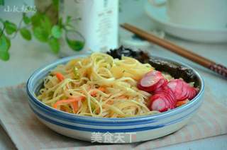 三丝冷面的做法步骤:12