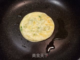 饺子皮葱油饼的做法步骤：8