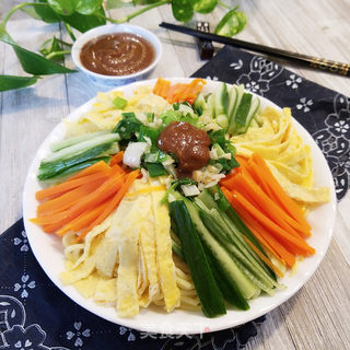 麻酱素凉面的做法步骤:16