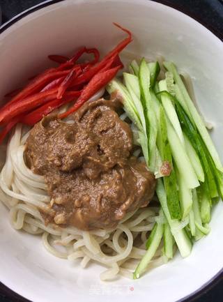 “面条”麻酱拌面的做法步骤:19