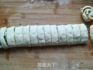 发面葱花饼的做法步骤:8