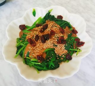 凉拌菠菜的做法步骤：8