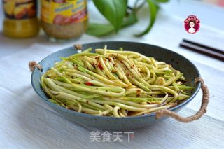 凉拌芥味西葫芦的做法步骤:6