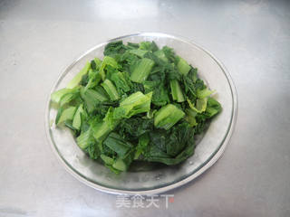 小白菜粉丝肉丸汤的做法步骤:3