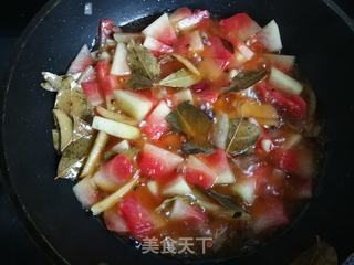 西瓜芹菜豆酱的做法步骤:13