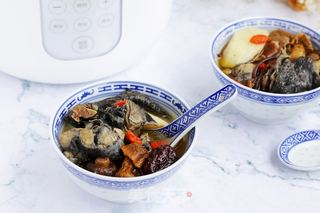 菌菇山药乌鸡汤的做法步骤：11