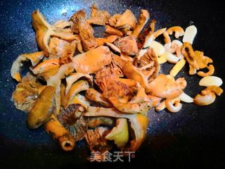 鲜美野松菌豆腐肉片汤的做法步骤:8