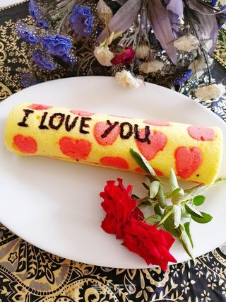 爱心❤️蛋糕卷的做法步骤:21