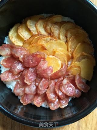 煲仔饭(简单版)的做法步骤:9