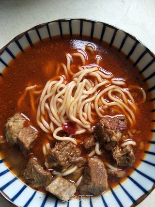 香辣牛肉面的做法步骤:8