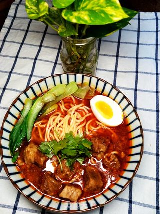 香辣牛肉面的做法步骤:9
