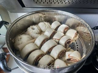 豆沙卷的做法步骤:17