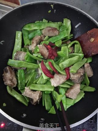 豆角排骨焖面的做法步骤:5