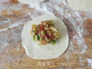 茄子肉馅饺子的做法步骤:6