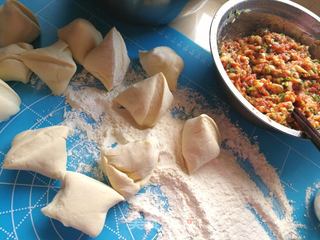 发面饼(肉馅儿)的做法步骤:3