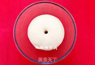 丝瓜胡萝卜肉末包子的做法步骤:6